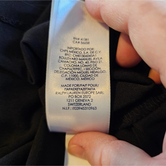 Chaps women's black dress with built in cape size medium - Picture 13 of 13